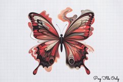 Smoke Butterflies Clipart PNG Product Image 1