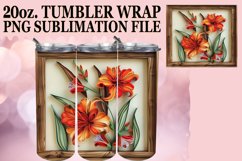 Spring Blossoms 3D Tumbler Wrap - 20oz Product Image 1
