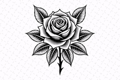 Rose Svg Design | Flower Svg | Svg Cut File Product Image 1