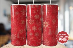 Christmas Red Tumbler | Christmas Tumbler Wrap Product Image 1