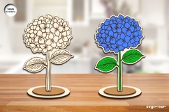 Flowers Laser Cut Bundle | Glowforge | SVG Product Image 17