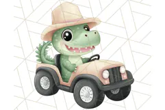 Jungle Safari Animals PNG Cute Pastel Wild Animal Clipart Product Image 2