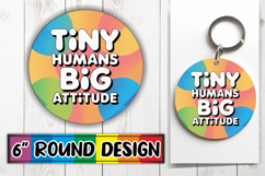 Cozy Circle Car Coaster Sublimation, Sarcastic Quote Product Image 1