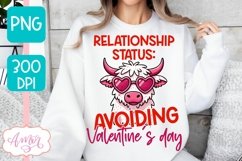 Anti Valentine&#039;s day PNG sublimation, Sarcastic valentines Product Image 3