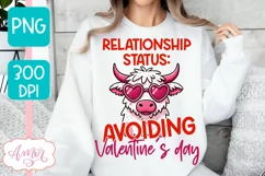 Anti Valentine's day PNG sublimation, Sarcastic valentines Product Image 3