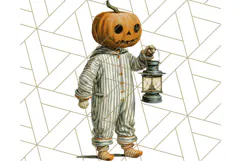 Vintage Halloween PNG Clipart, 1950s Retro Graphics Clip Art Product Image 2