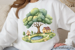 Charming Fairy Woodland Animals Clipart PNG Product Image 1