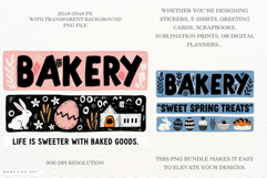 Easter Bakery Sublimation Png Product Image 2