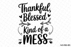 Thankful Blessed Svg | Halloween Svg | Svg Cut Files Product Image 1