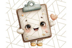 Simple School Supplies Clipart, Cute Classroom PNG Product Image 2