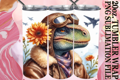 Joyful Reflections 20oz tumbler wrap, Dino Product Image 1