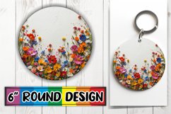 Radiant Floral Circle Sublimation Gallery Product Image 1