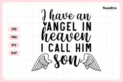 Heartfelt Memorial Quote SVG | I Call Him Son Product Image 3