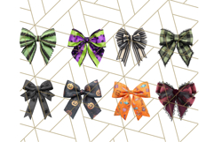 Halloween Bow Clipart, Bright Holiday Ribbon PNG Product Image 2