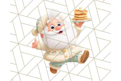 Santa’s Pajama Day Clipart, Cute Christmas Bedtime PNG Product Image 2