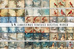 Vintage Christmas Junk Journal Scrapbook Paper Product Image 1