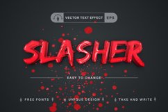 Blood Slasher - Editable Text Effect, Font Style Product Image 2