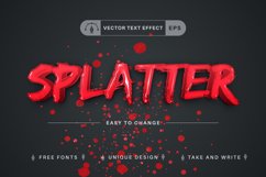 Blood Slasher - Editable Text Effect, Font Style Product Image 4