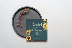 54 Sunflower Watercolor Flowers Clipart Product Image 4