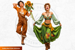 Sunflower Women Romantic Country and Boho Summer Graphics Product Image 13