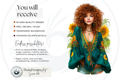 Sunflower Women Romantic Country and Boho Summer Graphics Product Image 2