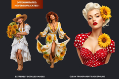 Sunflower Women Romantic Country and Boho Summer Graphics Product Image 3