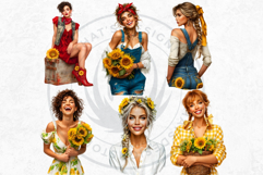 Sunflower Women Romantic Country and Boho Summer Graphics Product Image 7