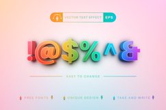 Unicorn - Editable Text Effect, Font Style Product Image 2