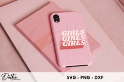 Girls Girls Girls SVG DXF PNG Feminist Product Image 2