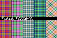 Plaid Pattern Digital Paper Bundle Product Image 1