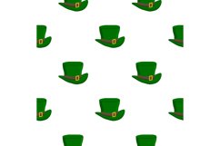 Irish holiday St Patrick day, seamless headdress hats Product Image 8