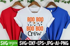 Boo Boo Crew SVG Cut File,Boo Boo Crew Sublimation Design Product Image 3