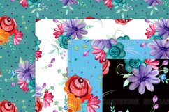 Matryoshka Digital Paper, Nesting Dolls Patterns Product Image 3