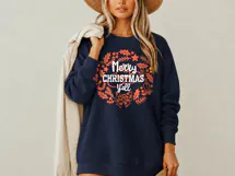 Western Christmas SVG | Cowboy Boots & Christmas Bow Product Image 3