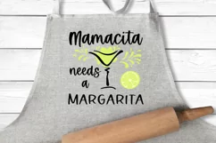 Mamacita needs a Margarita SVG alcohol funny quote. Product Image 3