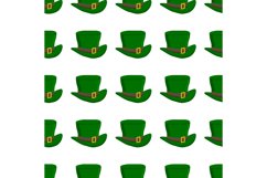 Irish holiday St Patrick day, seamless headdress hats Product Image 23