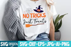 No Tricks Just Treats SVG Design,Trick or Treat SVG Product Image 3