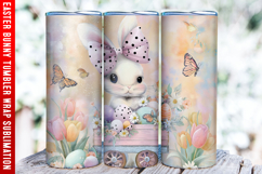 Easter Bunny Tumbler Wrap | 20oz Straight &amp; Tapered Tumbler Product Image 1