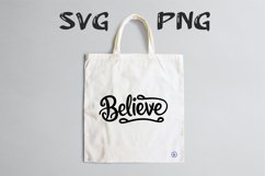 Believe quote Svg Png Product Image 1