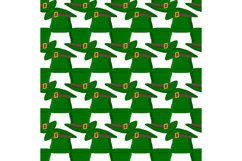 Irish holiday St Patrick day, seamless headdress hats Product Image 27