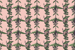 Botanical floral seamless pattern with wildflowers vector Product Image 1
