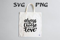 Always choose love quote Svg Png Product Image 2
