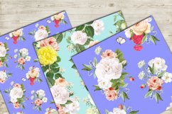 Peony Seamless Patterns, Digital paper, scrapbooking Product Image 4