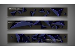 Set banner background for your design. vector graphic design Product Image 1