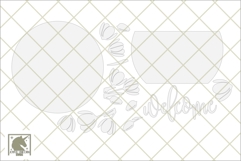 Spring Tulips Welcome Sign SVG | Spring Floral Door Hanger Product Image 2