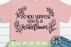 She&#039;s a Wildflower svg, Files for Cricut, Cut File Product Image 1