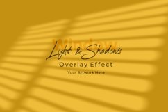 Window Sunlight Shadow Overlay Effect Mockup Product Image 1