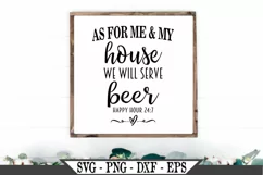 As For Me And My House We Will Serve Beer SVG Product Image 1