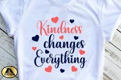 Inspirational Quotes SVG KIND SVG Life Quote SVG Cut Files Product Image 3