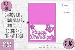 3d birthday card| Paper cutting | butterfly birthday card Product Image 2